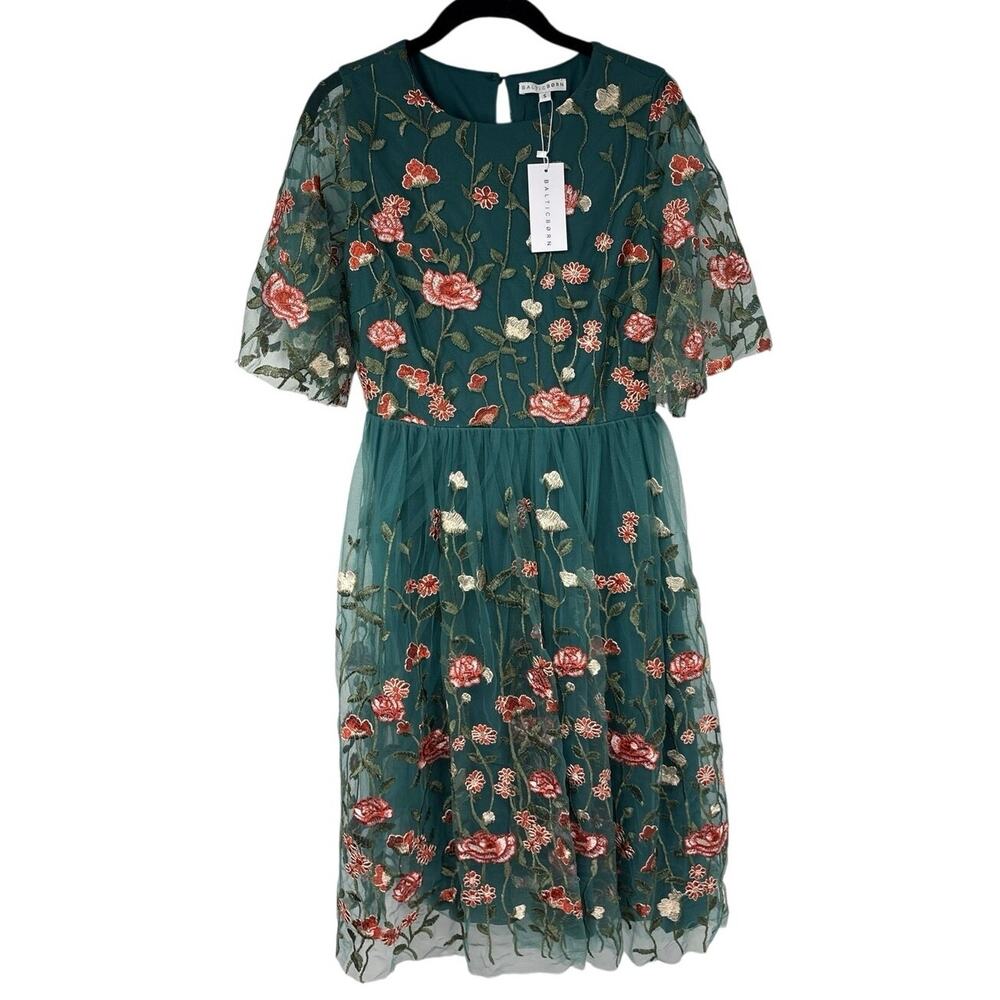 Baltic Born Duchess Tulle Dress Jade Garden Womens S NWT - Picture 1 of 14